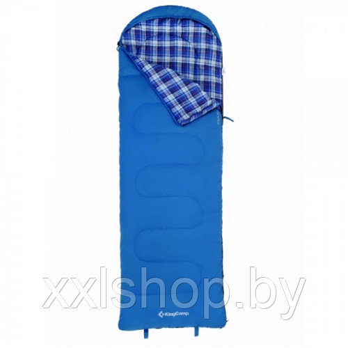 Спальный мешок KingCamp Oasis 250+ 8015 blue (левая) - фото 1 - id-p147714595