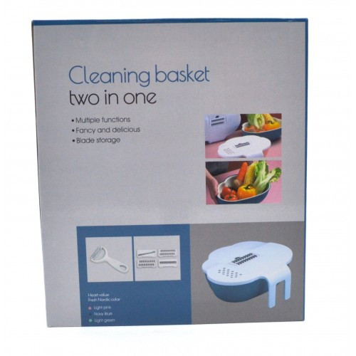 Терка-дуршлаг Cleaning Basket Two In One со сменными насадками - фото 4 - id-p147738565