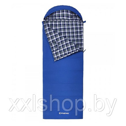 Спальный мешок KingCamp Comfort 280 (-15С) 3128 blue (левая), фото 2
