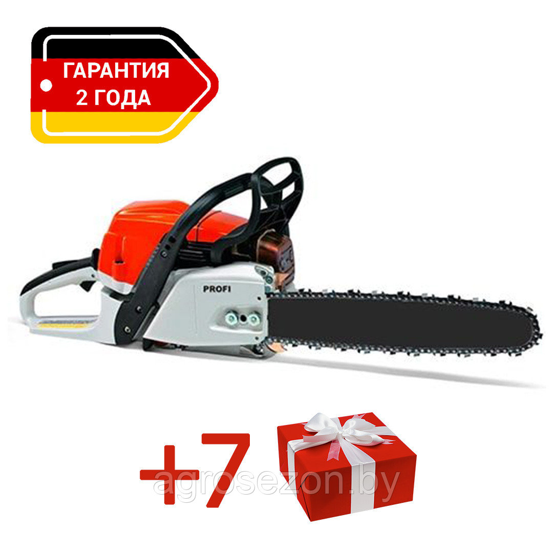 Бензопила PROFI MOTORS 3100 (3.1 кВт) + 7 Бонусов