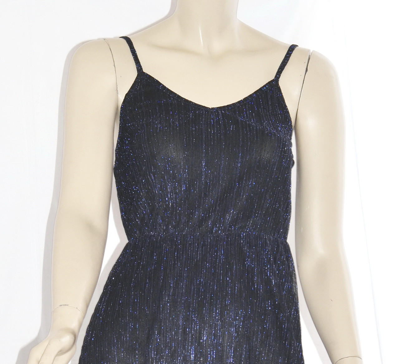 Платье KIABI с синим люрексом на размер S EUR 34-36 наш 40-42 - фото 2 - id-p147741878