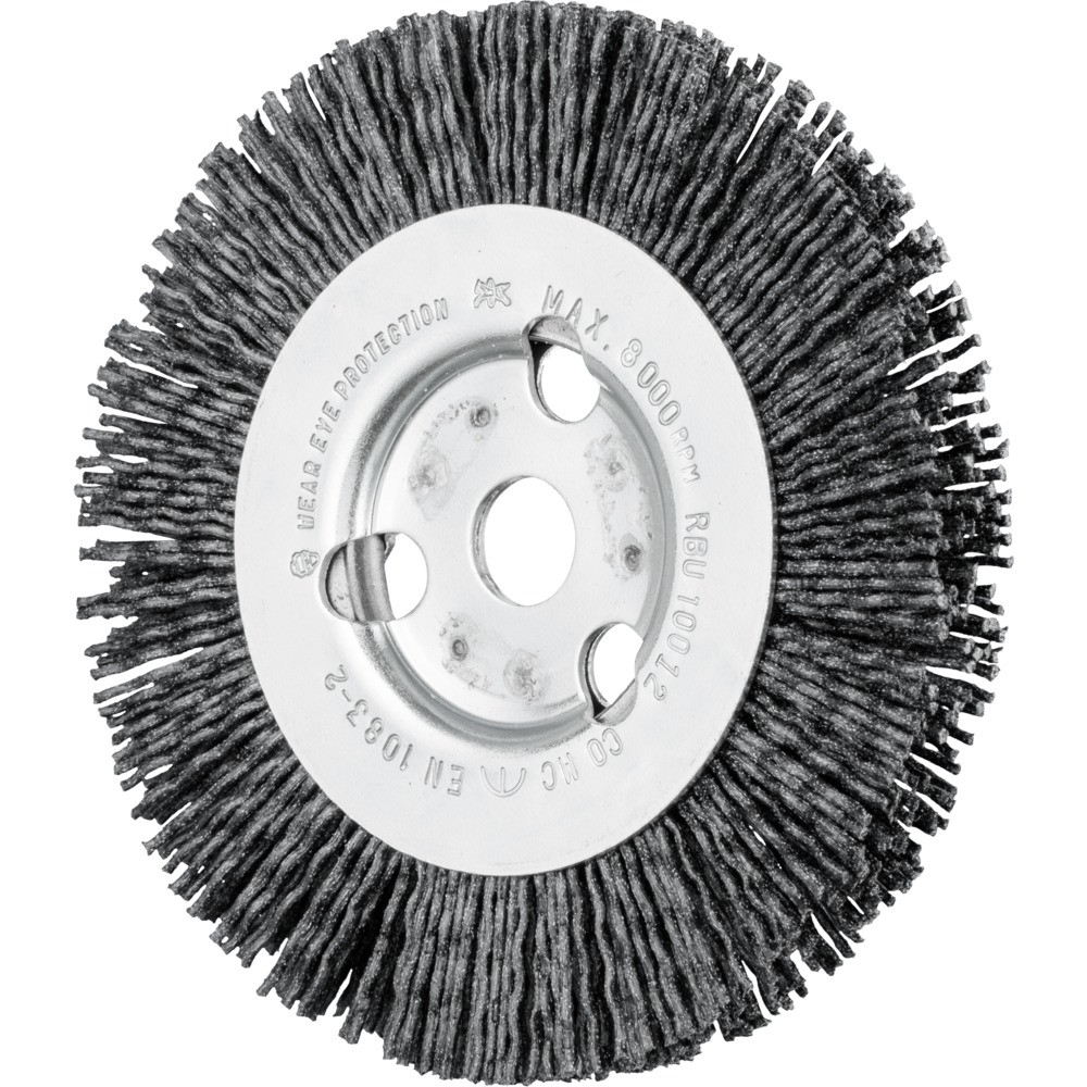 Щетка дисковая неплетеная RBU 10012/12,0 CO 120 1,10 (керамическое зерно)