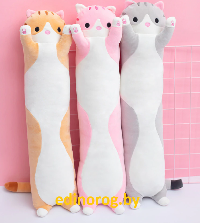 Игрушка подушка котик кот батон , Kawaii Cat 90 см