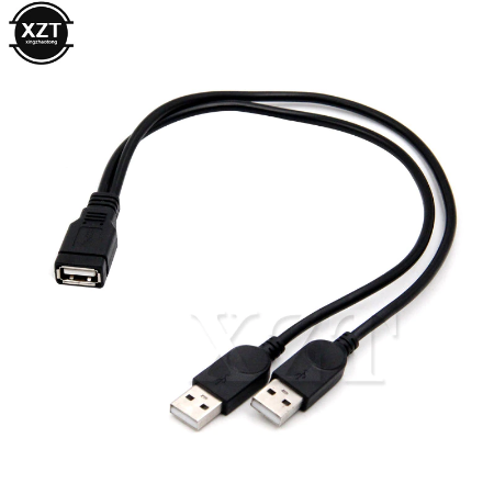 Кабель USB 2.0, двойной сплиттер, с питанием для HDD - фото 1 - id-p147750290