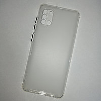 Чехол-накладка JET для Samsung Galaxy A31 (силикон) SM-A315 белый с защитой камеры