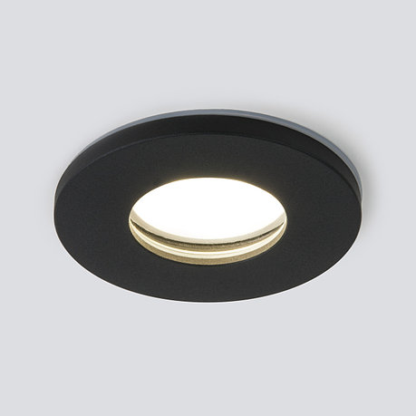 Влагозащищенный точечный светильник 125 MR16 черный матовый, фото 2