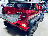 Детский электромобиль RiverToys Mercedes-Benz G63 AMG 4WD X555XX (черный матовый) лицензия, фото 6