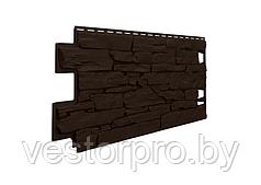 Фасадная панель VOX Vilo Stone натуральный сланец Dark brown темно-коричневый