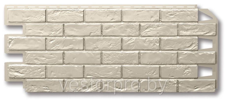 Фасадная панель VOX Vilo Brick кирпич Ivory слоновая кость, фото 2