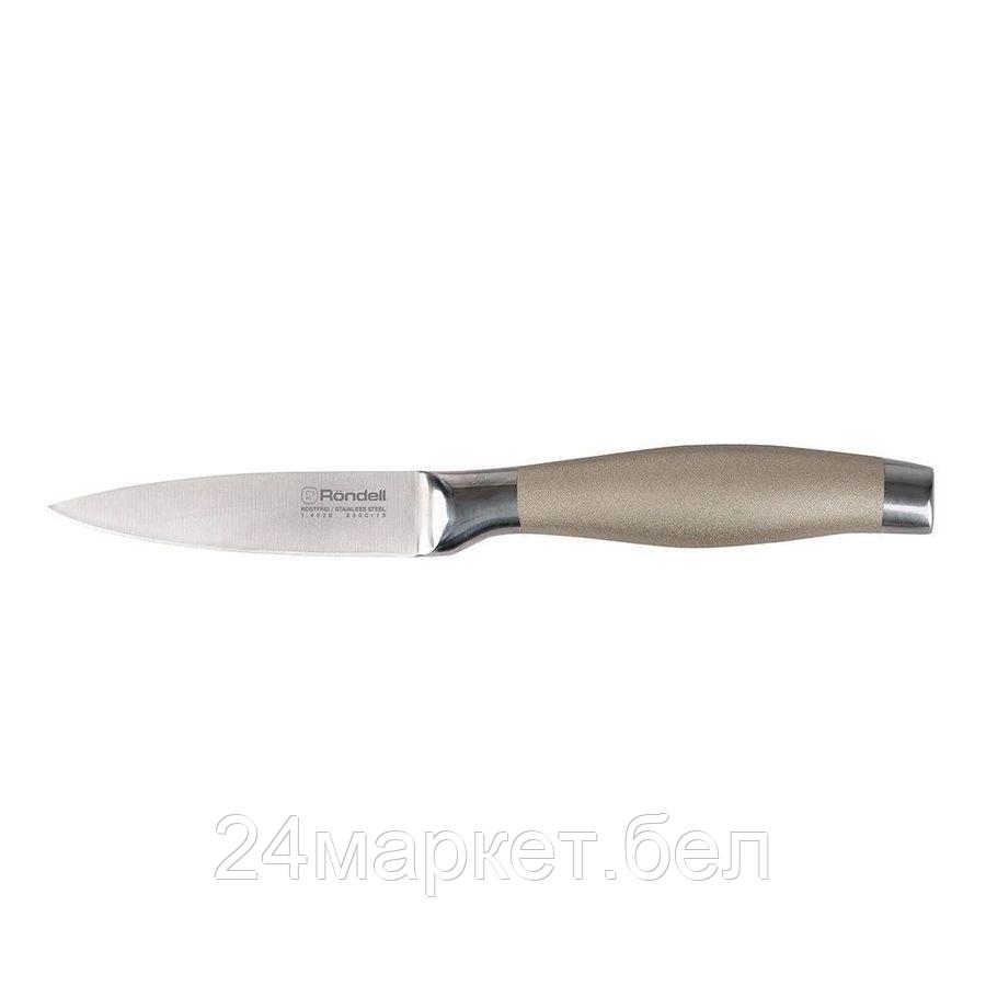 Кухоннные ножиRD-1360 Набор ножей 3 шт + ножницы + блок Stylet Rondell (BN) - фото 4 - id-p136838896