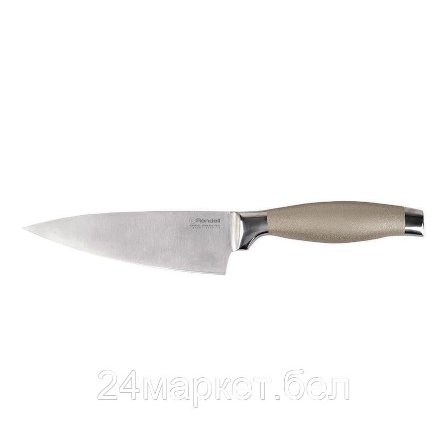 Кухоннные ножиRD-1360 Набор ножей 3 шт + ножницы + блок Stylet Rondell (BN) - фото 6 - id-p136838896