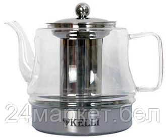 KL-3033 Жаропрочный стеклянный чайник 1,4 KELLI