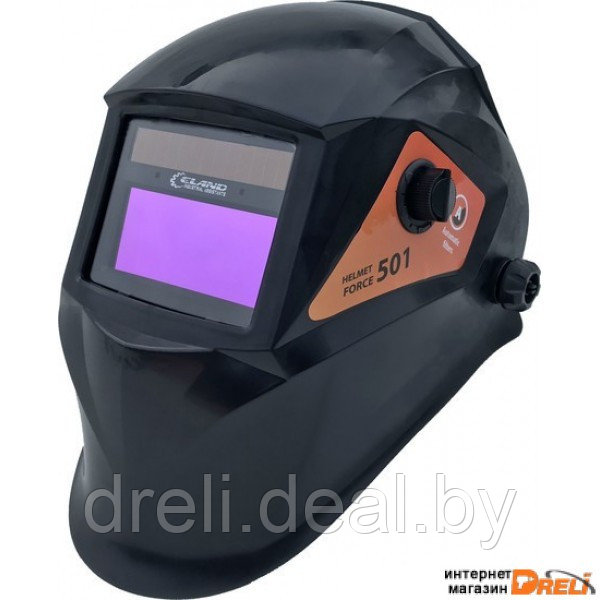 Сварочная маска ELAND Helmet Force-501 (черный) - фото 1 - id-p147777222