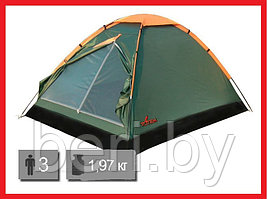 TTT-028 Палатка туристическая TOTEM Summer 3 (V2), 2000/10000 мм в.ст., 3-х местная