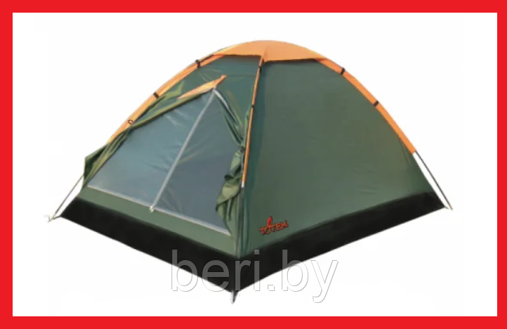TTT-031 Палатка туристическая TOTEM Summer 3 Plus (V2), 2000/10000 мм в.ст., 3-х местная - фото 1 - id-p147778356