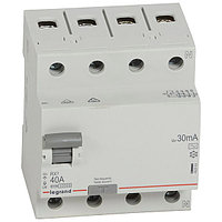 УЗО RX3, электромеханическое, 4P, 40A, 10kA, 30mA, тип AC, 4M