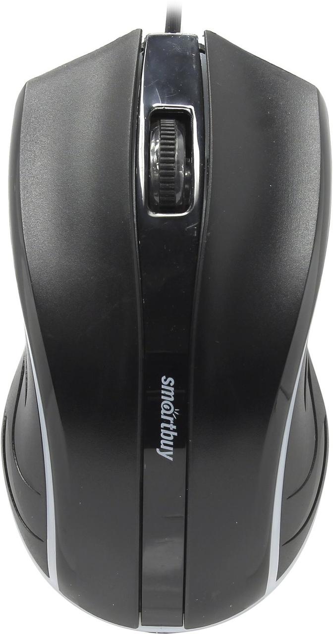 Мышь проводная с подсветкой Smartbuy ONE 338 черная SBM-338-K