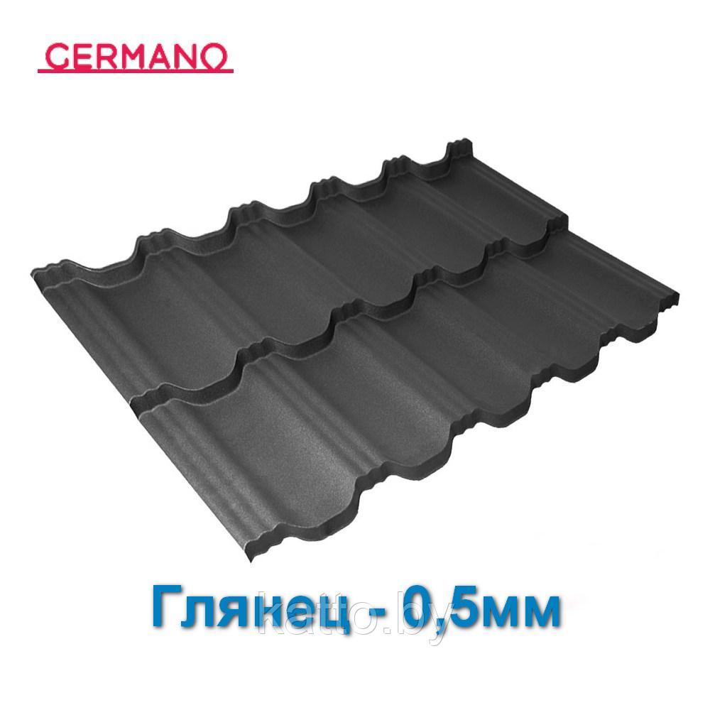 Металлочерепица модульная Германо (GERMANO), глянец 0,5мм