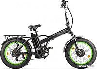 Электровелосипед Volteco Bad Dual 2020 (черный/зеленый), фото 1