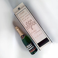 Свадебная сувенирная упаковка под вино "Любовь как хорошее вино"