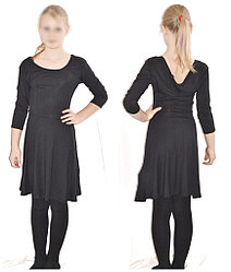 Платье KIABI с рукавом три четверти на 14 лет рост 152-158 см