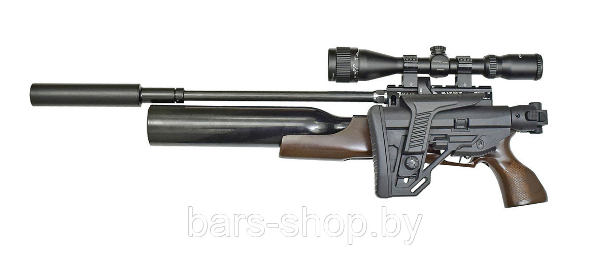 Пневматическая винтовка Jager SP Тактика с колбой 5,5 мм (прямоток, ствол 400 мм., полигональный без чока)