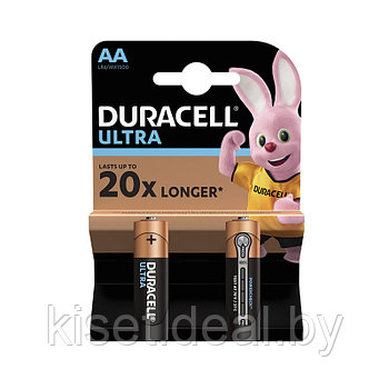 Батарейка AA Duracell ULTRA LR6 MX1500 2 шт