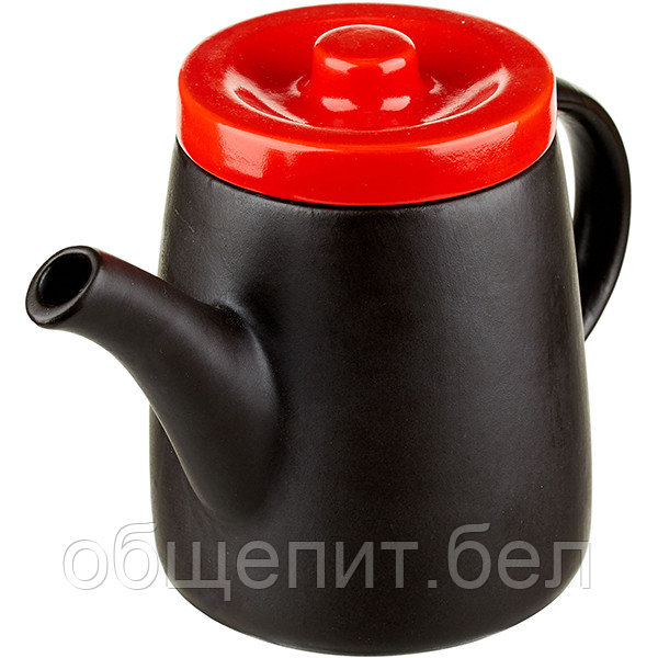 Чайник конический «Кармин»; керамика; 0,5 л
