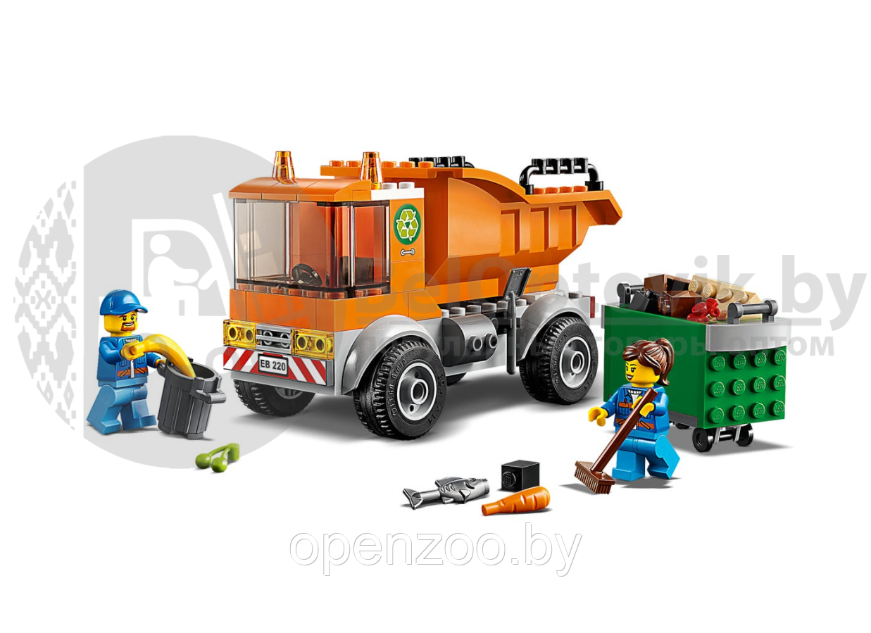 Оригинал Конструктор LEGO City 60220: Мусоровоз (Лего) - фото 8 - id-p147886350