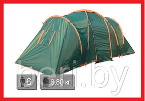 TTT-035 Палатка туристическая Totem Hurone 6 (V2), 2000 мм в.ст., 6-ти местная