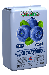 Грунт торфяной питательный ДЛЯ ГОЛУБИКИ Двина 100 л.