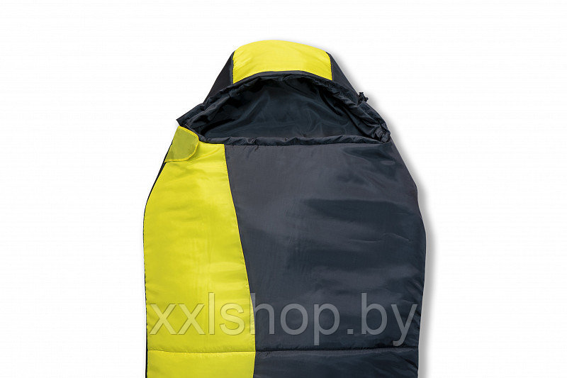 Спальный мешок Talberg Topos +5C black/yellow (правая) - фото 2 - id-p147901497
