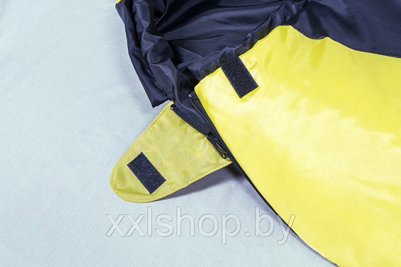 Спальный мешок Talberg Topos +5C black/yellow (правая) - фото 6 - id-p147901497