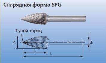 Борфрезы для универсального применения SPG 0307/3 Z3 PLUS