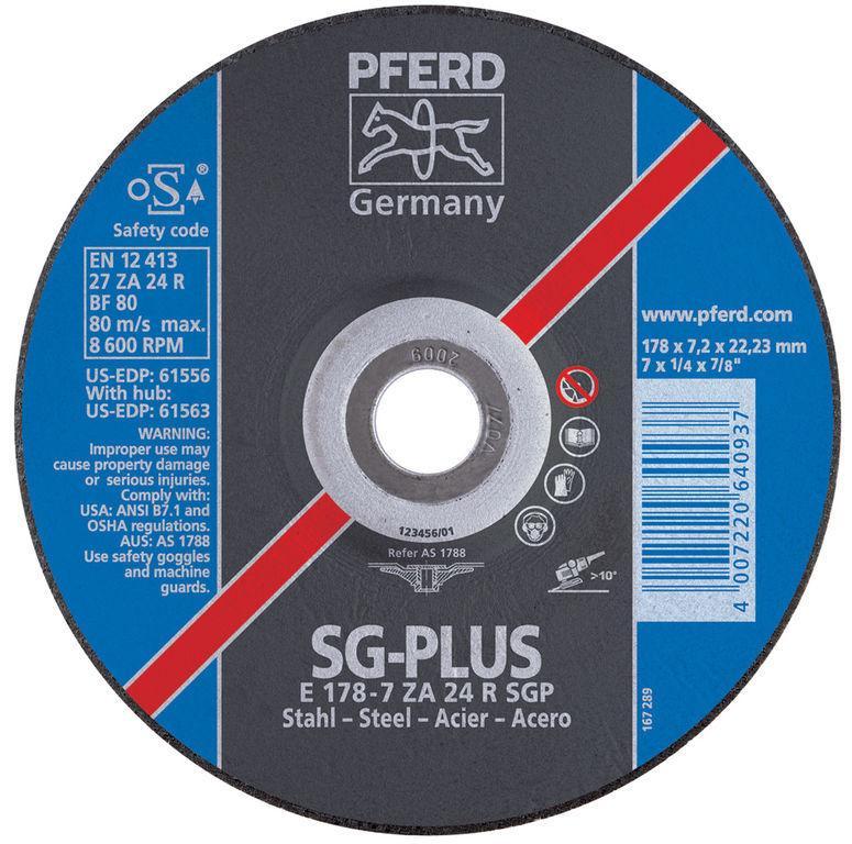 Обдирочные шлифовальные кругиE 115-7 ZIRKON SGP STEEL