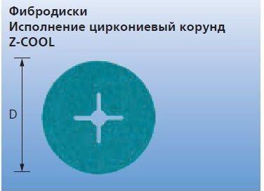 Фибродиски FS 115-22 Z-COOL 36