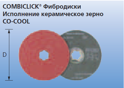 COMBICLICK Фибродиски CC-FS 100 CO-COOL 36