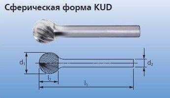 Твердосплавные борфрезы для нержавеющей стали KUD 0302/3 INOX