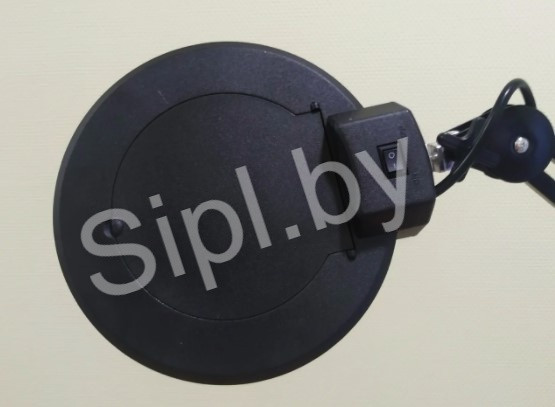 Лампа лупа косметическая SiPL LED на струбцине с крышкой Черная - фото 4 - id-p147636764