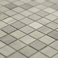 Мозаика из камня Pietrine Travertino Silver MAT 300х300мм