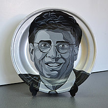 Тарелка декоративная “Билл Гейтс”