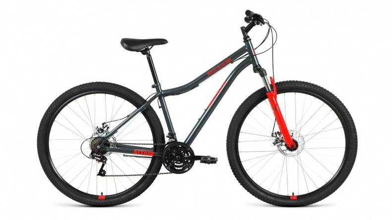 Altair MTB HT 29 2.0 disc тёмно-серый/красный - фото 1 - id-p147936517