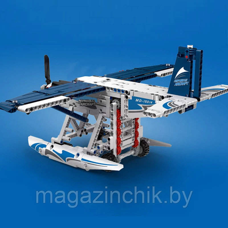 Конструктор Самолет-амфибия на управлении MOULD KING 15014, аналог Лего Техник 42040 - фото 3 - id-p147938449