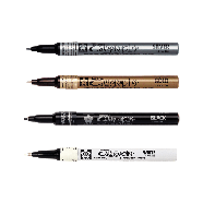 Маркер для каллиграфии Pen-Touch Calligrapher 1,8мм, золото, Sakura, фото 5