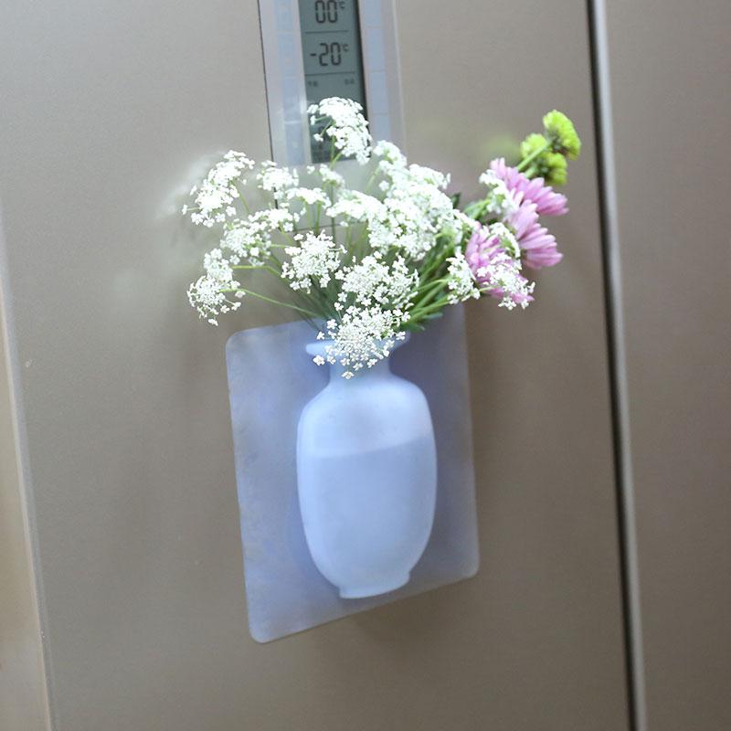 Настенная силиконовая ваза для цветов Magic Vase, многоразовая - фото 6 - id-p147967050