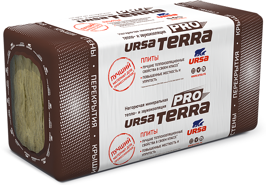 Утеплитель шумозащита URSA TERRA 1250х610х50