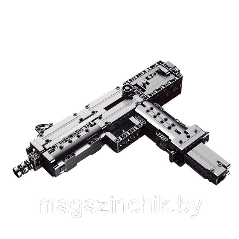 Конструктор Пистолет-пулемет Ingram MAC 10, Mould King 14012, аналог LEGO оружие - фото 4 - id-p147974608