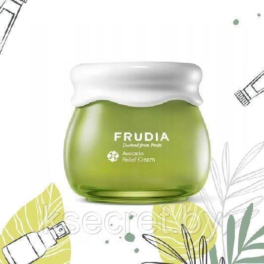 Миниатюра Frudia Avocado Relief Cream Jar Фрудиа Восстанавливающий крем с авокадо - фото 3 - id-p147990120