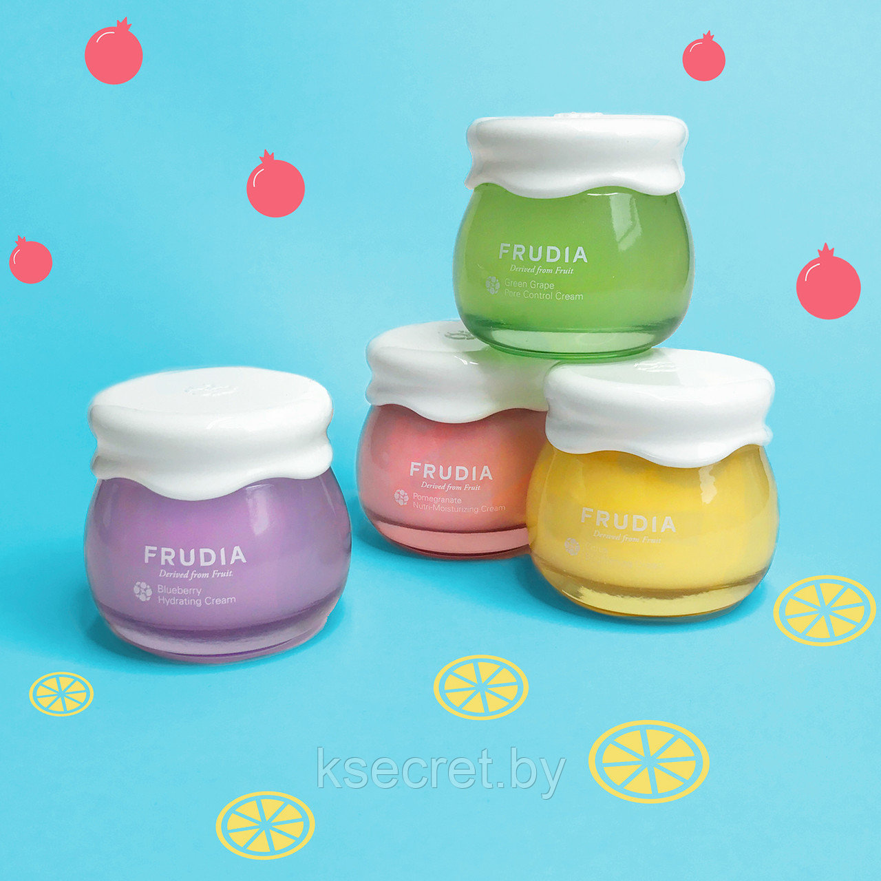 Себорегулирующий крем с виноградом Frudia Green Grape Pore Control Cream (миниатюра) - фото 3 - id-p147990331