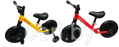 TF-01 Детский велосипед, беговел 2в1, съёмные педали и дополнитеьные колёса, зеленый - фото 3 - id-p147991134